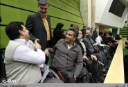 حضور جمعی از معلولان و جانبازان در صحن علنی مجلس