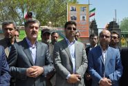 آغاز پروژه روکش آسفالت شهر زیارت به سرحدات باحضور دکتر عزیزی