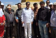 حضور دکتر عزیزی در جشن شکرانه برداشت محصول در شیروان