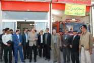بهره برداری از اولین دستگاه ماشین اطفای حریق آتش نشانی شهر زیارت