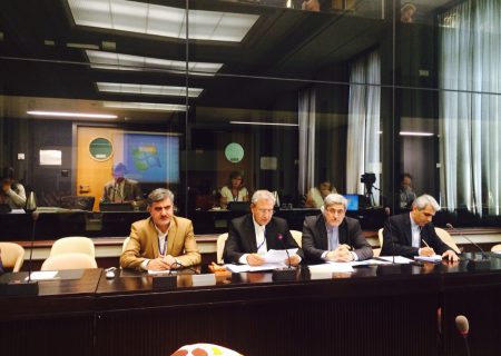 دکتر عزیزی و وزیر محترم کار در مجمع عمومی اجلاس بین المللی کار