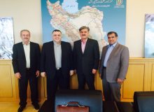 جلسه دکتر عزیزی با معاون وزیر راه درباره ساخت راه آهن شیروان – بجنورد